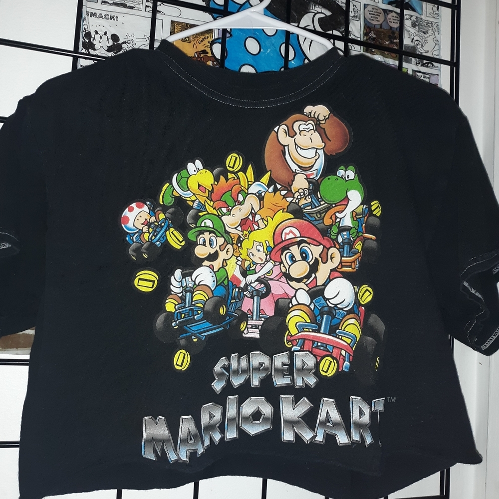 Mario kart crop top